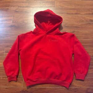 Red Kids Comfrt Hoodie